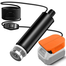 Water Transfer Pump 18V Adapter for Bosch and Dewalt, Flow Utility Pump for Pool and Garden