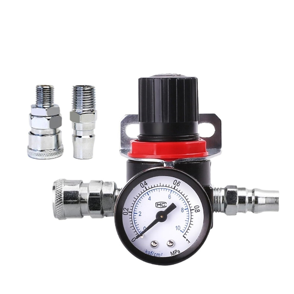 G1/4 Pressure Regulator For Air Compressor, Mini Regulator, Pressure Relief Gauge