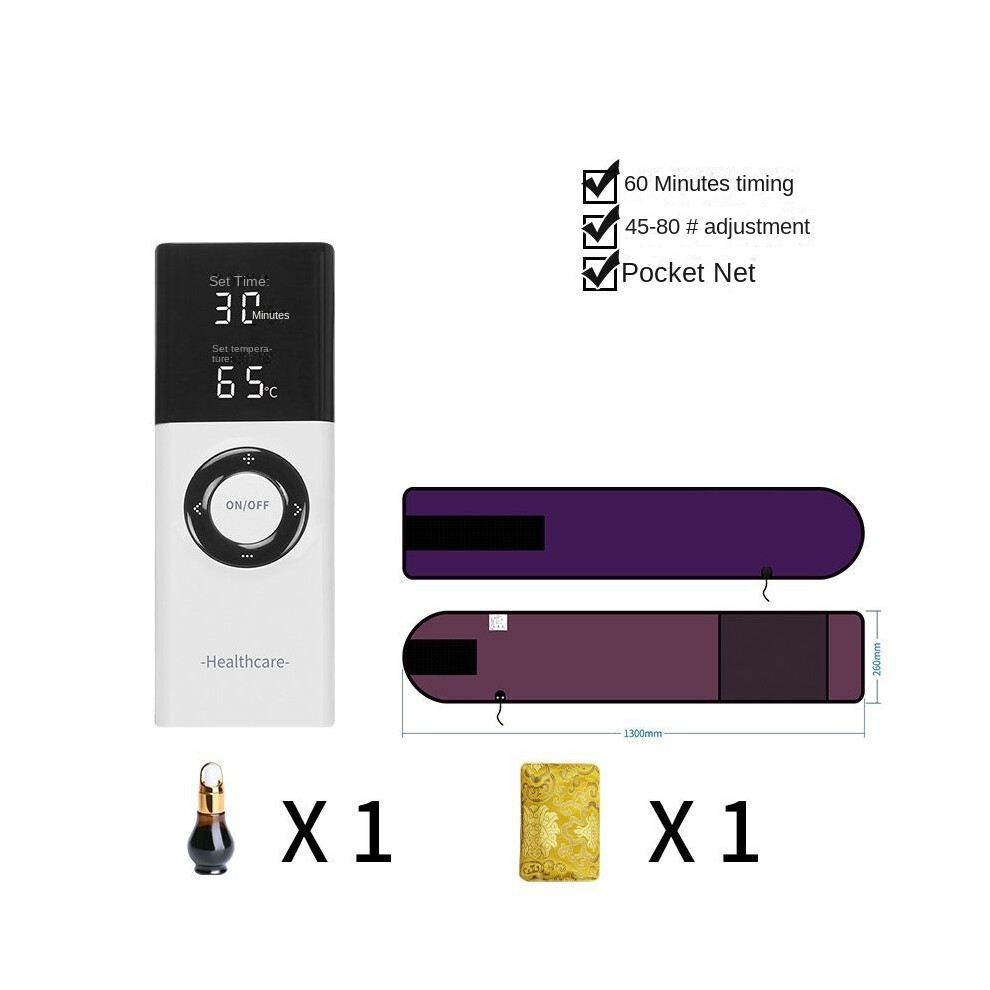 Purple (, Heating Belt + One Drop Of Slimming + Soso Bag (150G)) Heating Belt