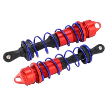 2 Stück Aluminium 120mm RC Auto Stoßdämpfer für 1/8 Maßstab Rot