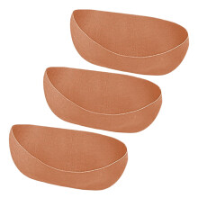Planter Liners Set of 3 Breathable Fabric with Moisture Retention for Balcony and Hanging Baskets 24'