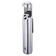 Wall Mounted Outdoor Ashtray Stainless Steel Commercial Cigarette Bin with Lock for Patio Bars