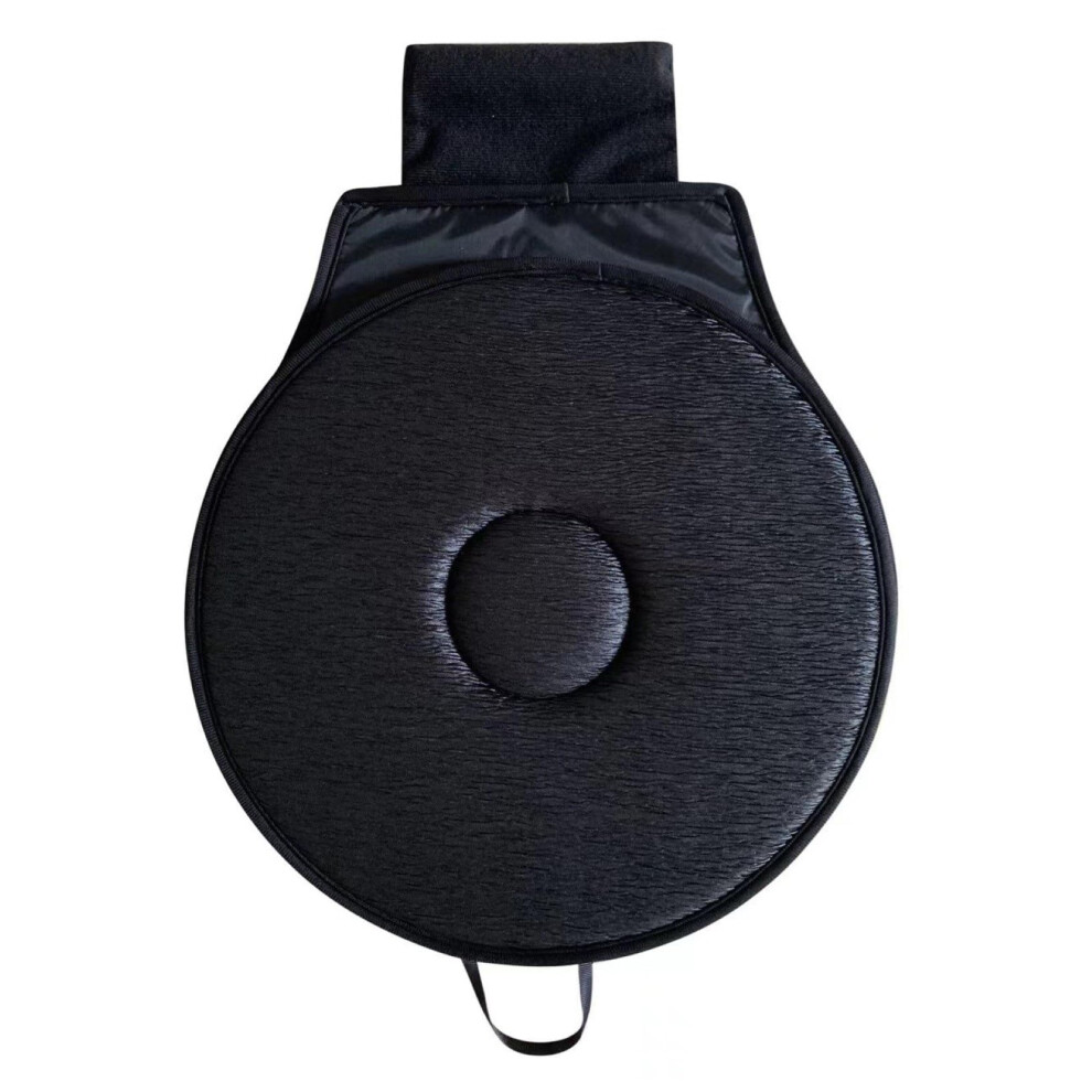 360 Rotating Seat Cushion For Car Lightweight Portable Swivel Car Seat Cushion Elderly Assistance 40X45x2 Cm Black 9347817866353