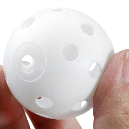 Driving Range Practice Balls White PP Plastic 41mm Diameter Elastic for Swing Practice 1