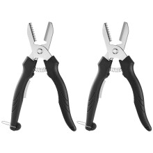 Chestnut Cracker Tool 2 Piece Set Stainless Steel Chestnut Scissors Chestnut Peeler Black Kitchen Tool