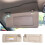 Car Left Right Sun Visor with Make- Mirror Beige for  T700 T800 2