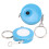 Mini porte-clés mètre ruban souple bleu 1pc 8