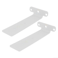 Thickened Shelf Support for Wall Mounted Desk Shelves, Stainless Steel Invisible Floating Shelf Bracket, 4/6/8 Inch