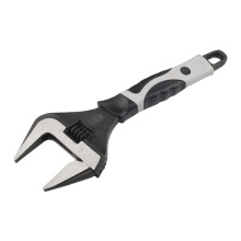 Plumbing Wrench 10Inch Wide Opening, Adjustable Chrome Vanadium Steel, For Household Plumbing Repairs