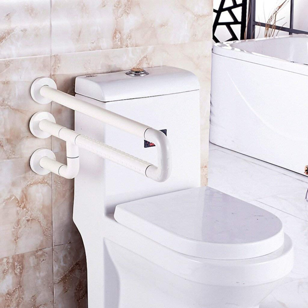 Bathroom Safety Handrail 65cm Stainless Steel NonSlip Grab Bar Elderly Support Wall Mounted