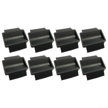 Furniture Caster Cups 8 Pack Rubber Wheel Stoppers for Chairs and Beds, NonSlip Grip for Hardwood Floors