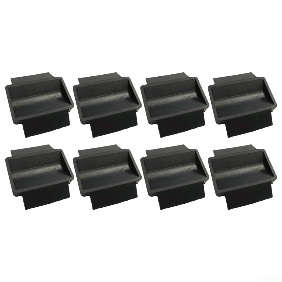 Furniture Caster Cups 8 Pack Rubber Wheel Stoppers For Chairs And Beds, Nonslip Grip For Hardwood Floors 9199774273633