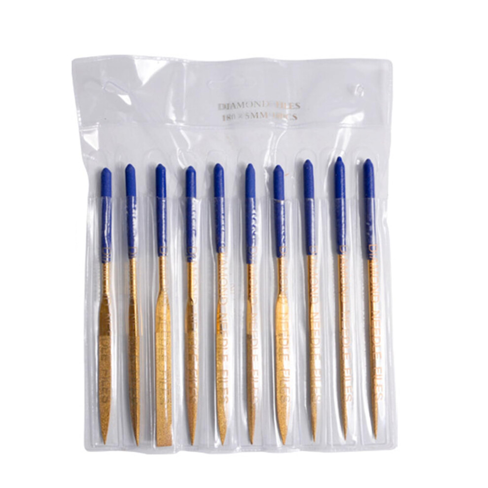 10Piece Multipurpose Needle File Set Round Files Small For Fine Metal Sanding Jewelry Hobby Wood Stone Metal 9347817866612