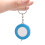 Mini porte-clés mètre ruban souple bleu 1pc 11