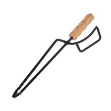 Heavy Duty Fireplace Tongs With Handle Multi Purpose Firewood Grabber Heat Resistant Safe Log Tong Tool Camping