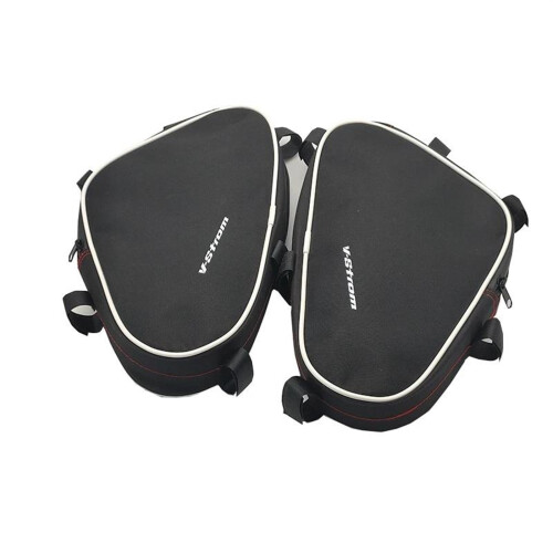 Motorcycle Frame Crash Bars Waterproof Bag Compatible with VStrom 650 DL650 DL1000  Tool Placement Storage
