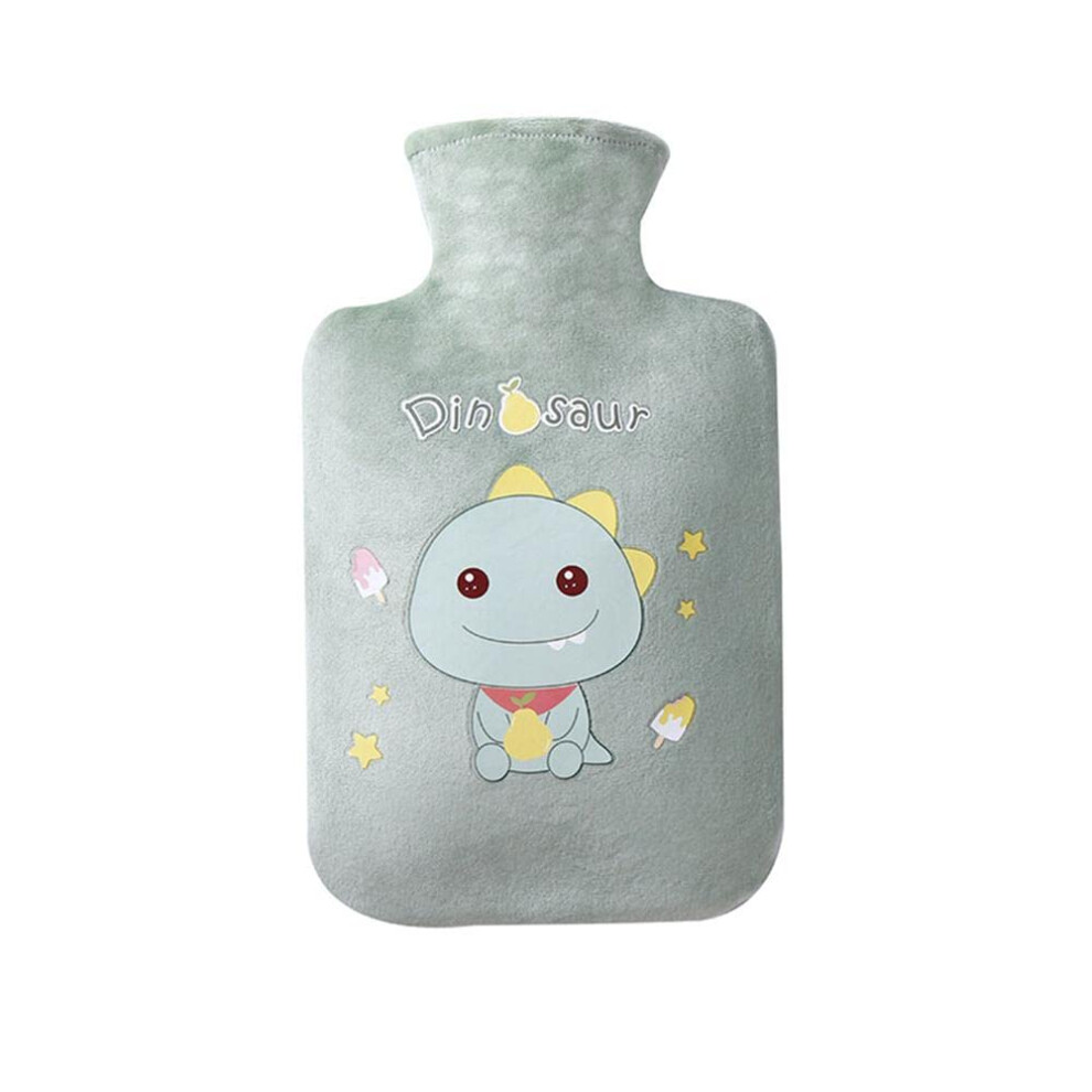 Hot Water Bottle With Cover 1000ml PVC Animal Pattern Pain Relief Hand And Feet Warmer Gift For Women And Girls 1 Pc
