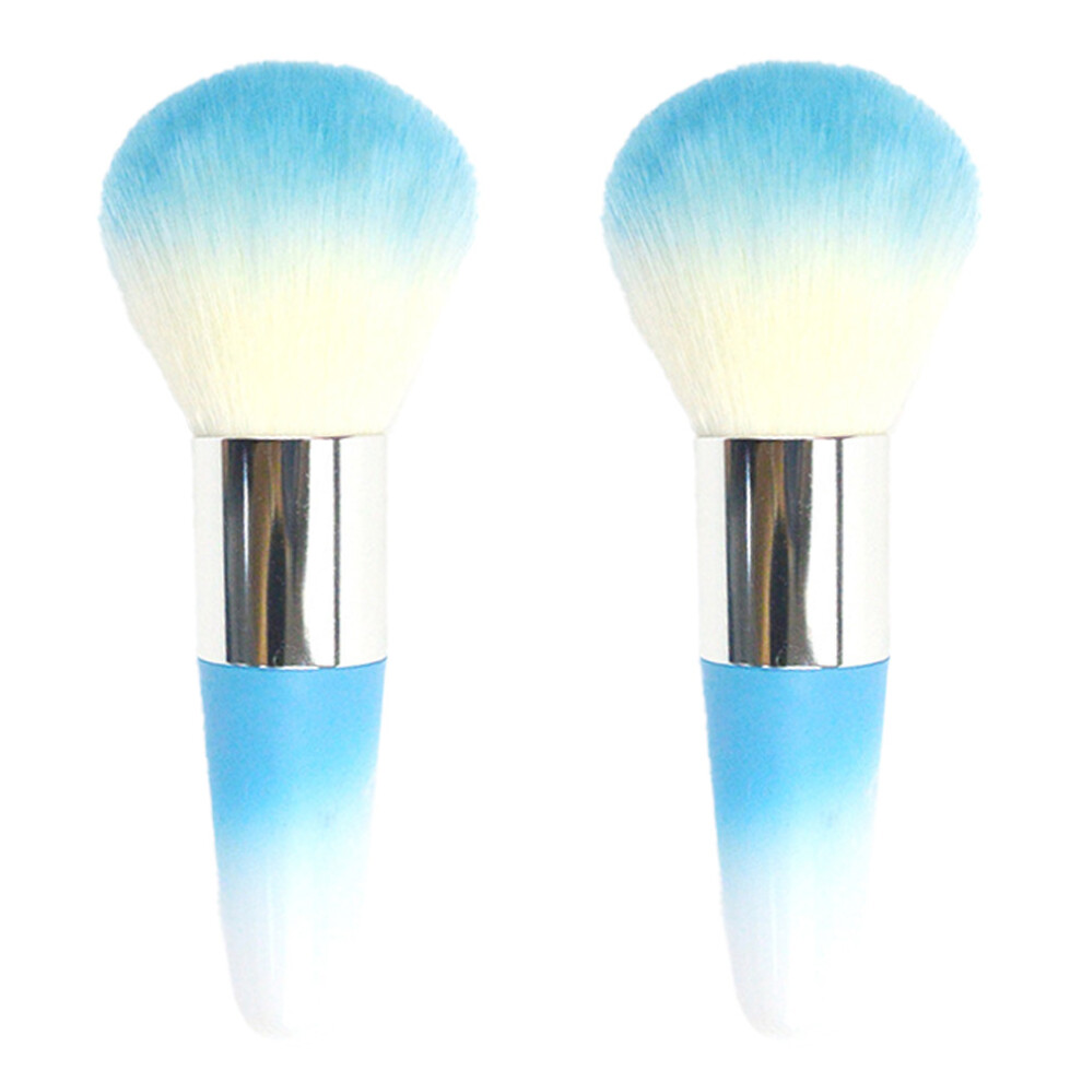 Dust Powder Nail Brush Set, Perfect Design For Efficient Application, Suitable Size For Convenient Carrying And Diy Nail Art For Halloween Parties