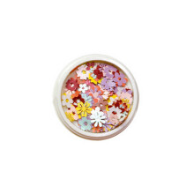 Folhas de polpa de madeira para artesanato DIY, flores secas naturais para nail art, cores sortidas, sem adesivo, espessura moderada para seus
