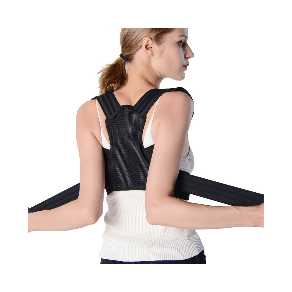 Upper Back Posture Brace for Teens, Posture Corrector with Adjustable Straps, Invisible Under Clothing, Promotes Healthy Posture Development