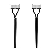Arc Designed Eyelash Separator, Portable Eyelash Definer For Natural Finish, Stainless Steel Mascara Applicator Tool With Protective Cover, Perfect F