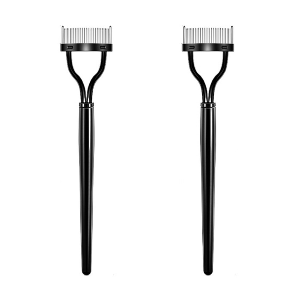 Eyelash Comb & Separator For Effortless Lash Definition, Stainless Steel Tool With Arc Design, Mascara Applicator For Removing Clumps, Includes