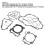 Complete Engine Cylinder Gasket Kit for Yamaha YFZ450 2004-2013 5