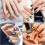 Μανικιούρ Mastery, Εργαλείο μανικιούρ Diy Nail Art με βούρτσα σιλικόνης, Σφραγίδα διπλής 5