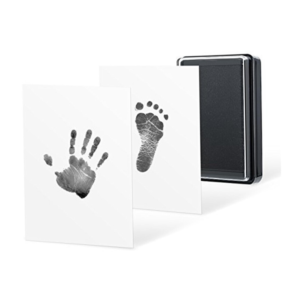 Baby Footprint Kit  Handprint Kit With CleanTouch Ink Pad And 2 Imprint Cards  Dog Paw Print Kit For  Parents