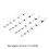 Reflective Bird Repellent Rods, 4 Pcs, 29x2cm, Silver, Plastic 3