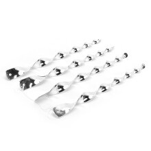 Reflective Bird Repellent Rods, 4 Pcs, 29x2cm, Silver, Plastic