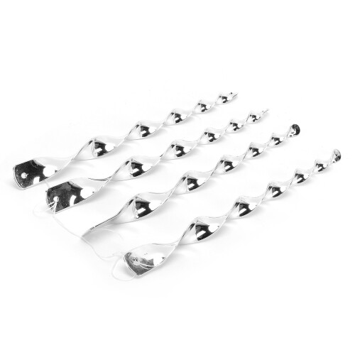 Reflective Bird Repellent Rods, 4 Pcs, 29x2cm, Silver, Plastic