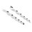 Reflective Bird Repellent Rods, 4 Pcs, 29x2cm, Silver, Plastic 10