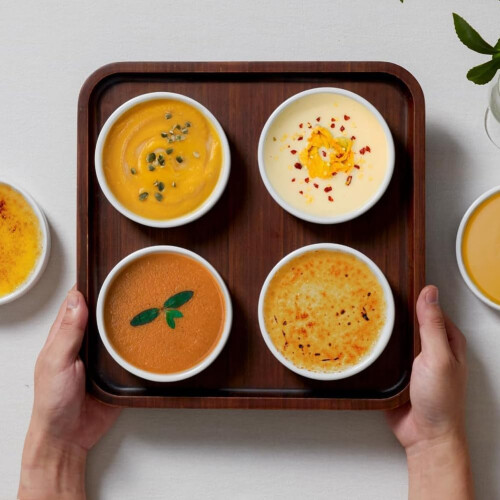 Ramekins for Baking 4 oz Oven Safe Ceramic Creme Brulee Set, Stackable Souffle Dishes 6 Pack 1
