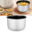 4L Nonstick Rice Cooker Inner Pot Replacement with Precise Volume Markings for MultiCourse Cooking 4