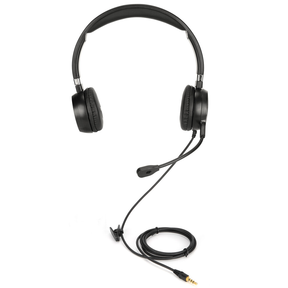 Binaural Office Headset With Mic, Usb & 3.5Mm, Adjustable Boom 4271377617399