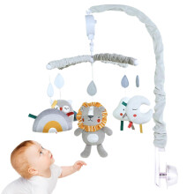 Crib Mobile with Music, Plush Dolls, Easy To Install, Soft Cover, Nursery Decor For Cribs, Living Room, Bedroom