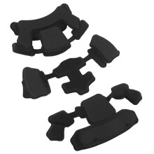 Set di cuscini in schiuma per casco universale, nero, leggero 159g