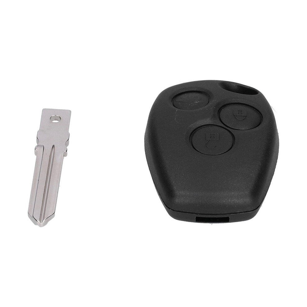 3-Button Car Key Fob Pcf7961m 433Mhz Replacement For Renault Black 7901377618979