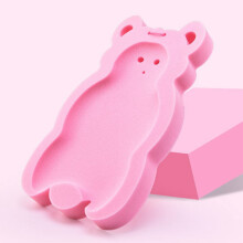 Nouveau tapis de bain en silicone pour bébé fille, anti-dérapant, épais et doux, avec coussin épaissi