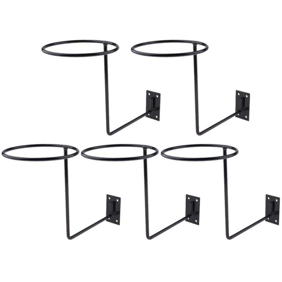5Pcs Wall Mounted Helmet Rack Steel Hanger For Motorcycle Helmets Coats Hats Spacesaving Storage 9199774275637