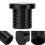 Black Aluminium Bypass Valve Plug for Direct Replacement WRX STI 5