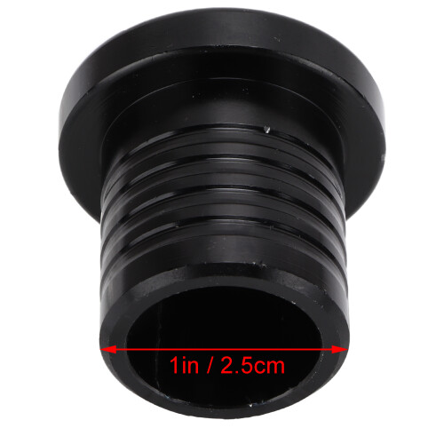 Black Aluminium Bypass Valve Plug for Direct Replacement WRX STI 2