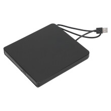 Tragbarer Brenner, breite Systemkompatibilität, hohe Übertragungsgeschwindigkeit, ultradünnes externes CD/DVD-Laufwerk für Laptops, USB