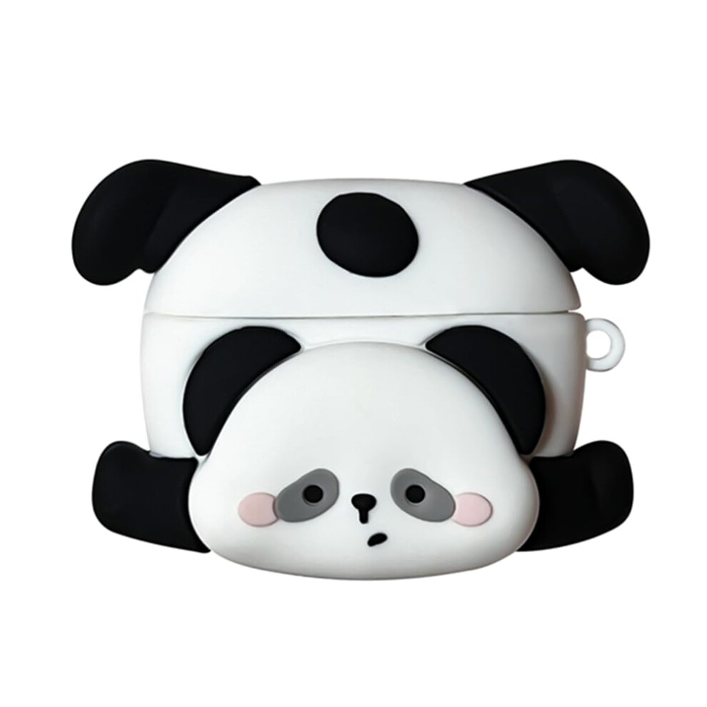 Earbuds Case For Airpods Pro 3D Cartoon Panda Silicone Protective Cover Compatible With Airpods Pro For Girls And Boys 9187378625743