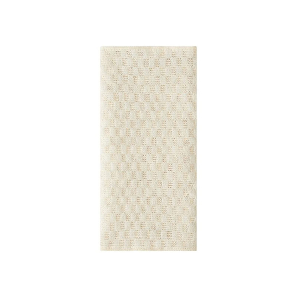 Blue/White Rubbing Washcloth Bath Nylon Towel Brush Exfoliating Scrub Shower Sponge Body Back Scrubber Accessories