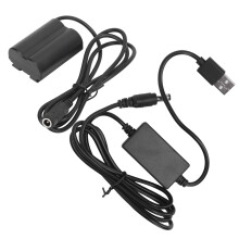 Fujifilm Dummy Battery DC Adapter with USB Cable for XT4 GFX100S Camera NPW235
