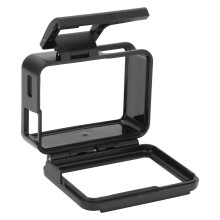 Carcasă impermeabilă cu cadru pentru SJCAM SJ10, șurub lung cu manivelă, carcasă de protecție ușoară cu deschidere laterală și capac de