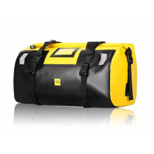 Motorcycle Saddle Bag and Tail Bag 66L Waterproof PVC with Reflective Safety Design Yellow