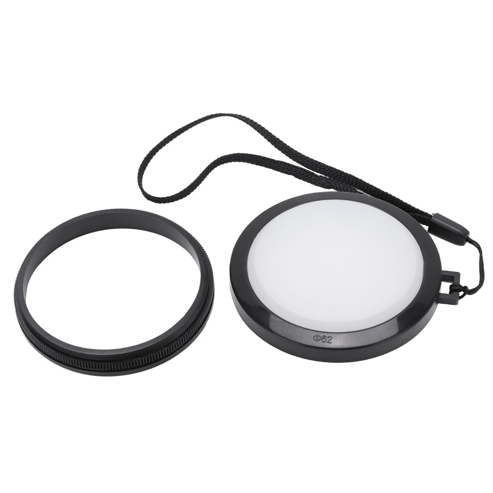 Mennon Balance Camera Lens Cap Cover 62Mm Plastic Body Guard White 5071377622107